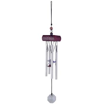 Les carillons à vent : Carillon à vent cristal Gem Tinklers 27 cm Purple