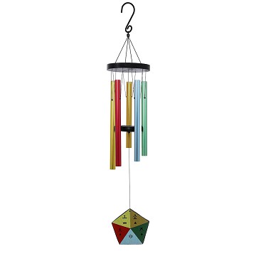 Carillon à vent Aureole 5 éléments 90 cm