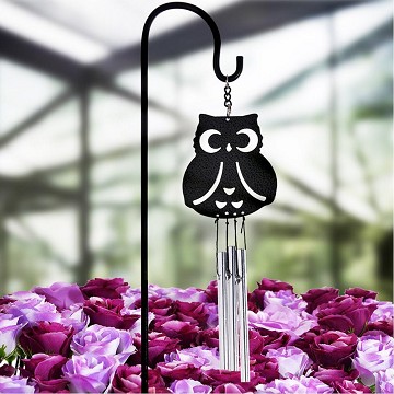 Carillon à vent de jardin Hiboux