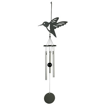 Les carillons à vent : Carillon à vent Nature Melody Garden Colibri en bois et aluminium