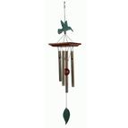 Carillon à vent Garden Decor Colibri bois et aluminium 