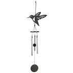 Carillon à vent Nature Melody Garden Colibri en bois et aluminium