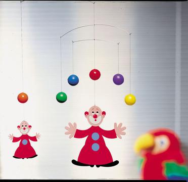 Les mobiles à vent : Mobile Clowns jongleurs
